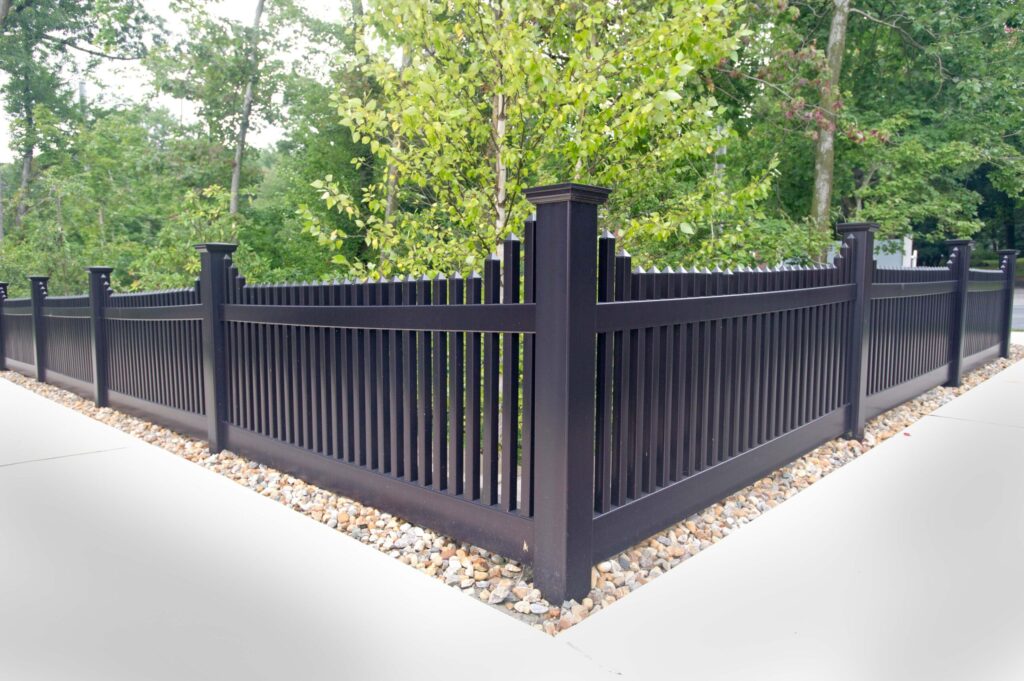 Black Vinyl Fencing