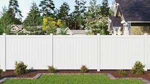 White Vinyl Fencing 12